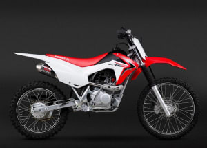 Yoshimura CRF125F 14-18 RS-2 Stainless Full Exhaust, w/ Carbon Fiber Muffler
