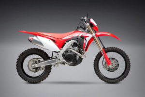 Yoshimura CRF450X 19-24 RS-4 Stainless Full Exhaust, w/ Aluminum Muffler