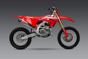 Yoshimura Honda CRF450R (21-24) RS-12 Stainless Full Exhaust, w/ Stainless Muffler