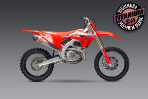 Yoshimura Honda CRF450RX (21-24) Titanium Full Exhaust, w/ Titanium Muffler