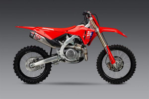 Yoshimura Honda CRF450R (25-25) RS-12 Stainless Full Exhaust, w/ Stainless Muffler