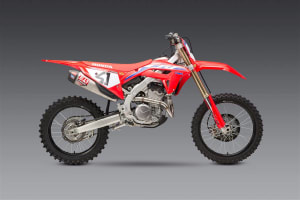 Yoshimura Honda CRF250R (22-24) RS-12 Stainless Full Exhaust, w/ Stainless Muffler