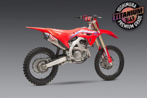 Yoshimura Honda CRF250R (22-24) Titanium Full Exhaust, w/ Titanium Muffler