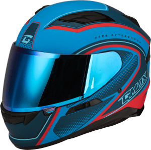 GMAX FF-98 AFTERSHOCK HELMET MATTE BLUE/RED