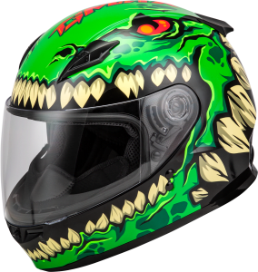 GMAX YOUTH GM-49Y DRAX HELMET GREEN