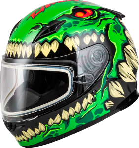 GMAX YOUTH GM-49Y DRAX SNOW HELMET GREEN