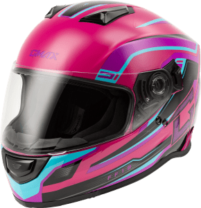 GMAX FF-18 DRIFT HELMET PINK/BLUE/BLACK