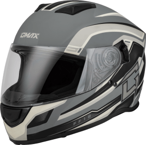 GMAX FF-18 DRIFT HELMET MATTE GREY/SILVER/BLACK