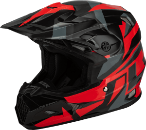 GMAX MX-96S SPLINTER HELMET BLACK/RED