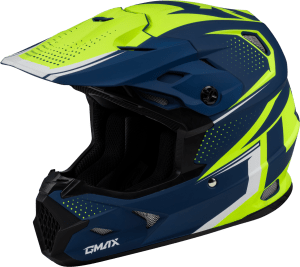 GMAX MX-96 502 HELMET MATTE BLUE/GREEN 