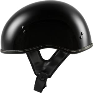 HIGHWAY 21 .357 SOLID HALF HELMET GLOSS BLACK