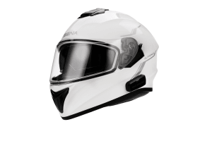 SENA OUTFORCE FULL FACE HELMET BLUETOOTH GLOSSY WHITE