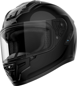 SENA PHANTOM FF MESH COM HELMET GLOSSY BLACK