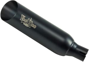 VOODOO Kawasaki EX250F Ninja 250R 2008-2012 Shorty Slip On Exhaust Black