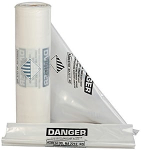 36" x 60" Clear ACM Waste Bags 6 mil