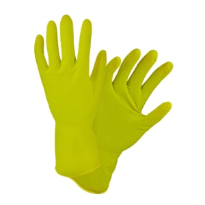 Yellow Latex Gloves XL (10)