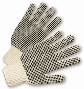 Dotted String Knit Gloves