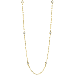 Diamonds by the Inch 1/2ct. tw.  Diamond Necklace 14KY