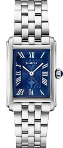 Seiko SWR085 Essential Blue Face Tank Watch
