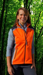 Corky's Reflective Wear Ladies Vest - ORANGE - Large
