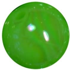 12mm Neon Lime AB Finish Miracle Acrylic Bubblegum Beads
