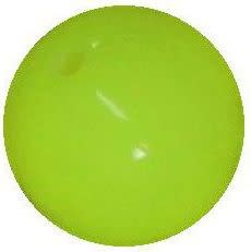 14mm Neon Yellow Acrylic Bubblegum beads