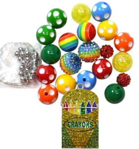 Back to School Crayon Necklace Kit
