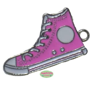 Enamel Pink Sneaker Charm