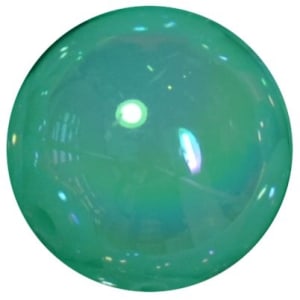 20mm Neon Mint Green Miracle AB Acrylic Bubblegum Beads