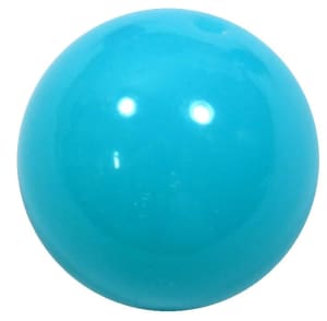 20mm Neon Sky Blue Jelly Style Acrylic Bubblegum Beads