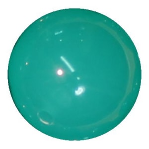 20mm Neon Teal Jelly Style Acrylic Bubblegum Beads