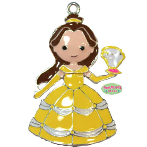Princess Belle the Beauty Enamel Pendant