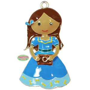 Princess Isabel Enamel Chunky Pendant