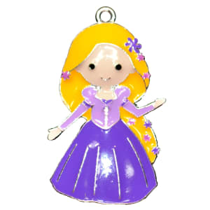 Princess Rapunzel Rhinestone Pendant