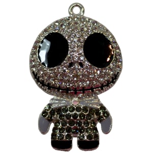 Jack Skellington Rhinestone Pendant