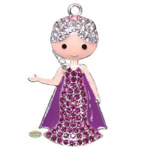 Princess Elsa Frozen Rhinestone Pendant