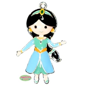 Princess Inspired Jasmine Enamel Pendant
