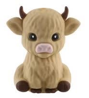 Highland Cow 3-D Silicone Focal Bead