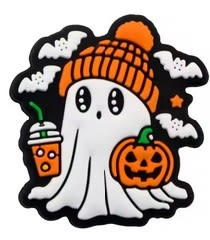 Adorable Halloween Ghost Silicone Focal Bead