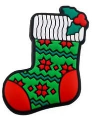 Christmas Stocking Silicone Focal Bead