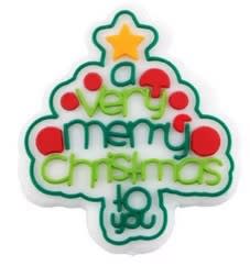 A Very Merry Christmas Silicone Bead