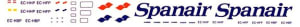 Flightpath #FP-20-252 1/200 Spanair McDonnell New MD80 Decal Sheet