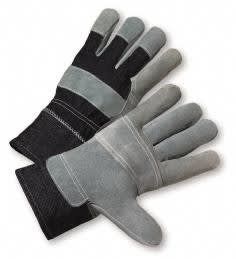 Standard Split Cowhide Patch Palm Gloves