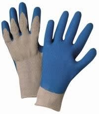 Premium Grey Knit With Latex Palm Gloves
