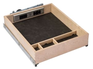 Century Components Galaxy Charging Drawer - 18" Opening AC, USB-A and USB-C - GALMPCS17PF