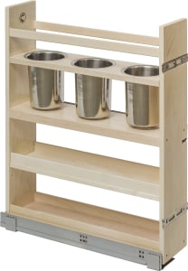 Century Components 5-7/8" Canister Pull-Out Organizer - Solid Maple