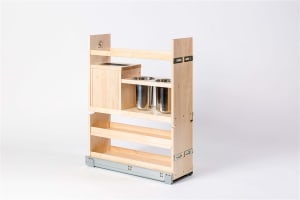 Century Components 7-3/8" Canister Pull-Out Organizer with Knife Block Insert