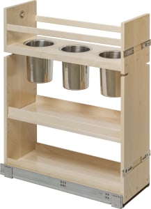 Century Components 8-7/8" Canister Pull-Out Organizer - Solid Maple