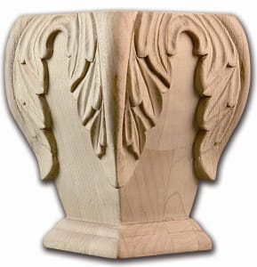 Acanthus Bunn Foot - From Hardware and Molding