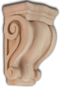 Classic Corbel - Red Oak